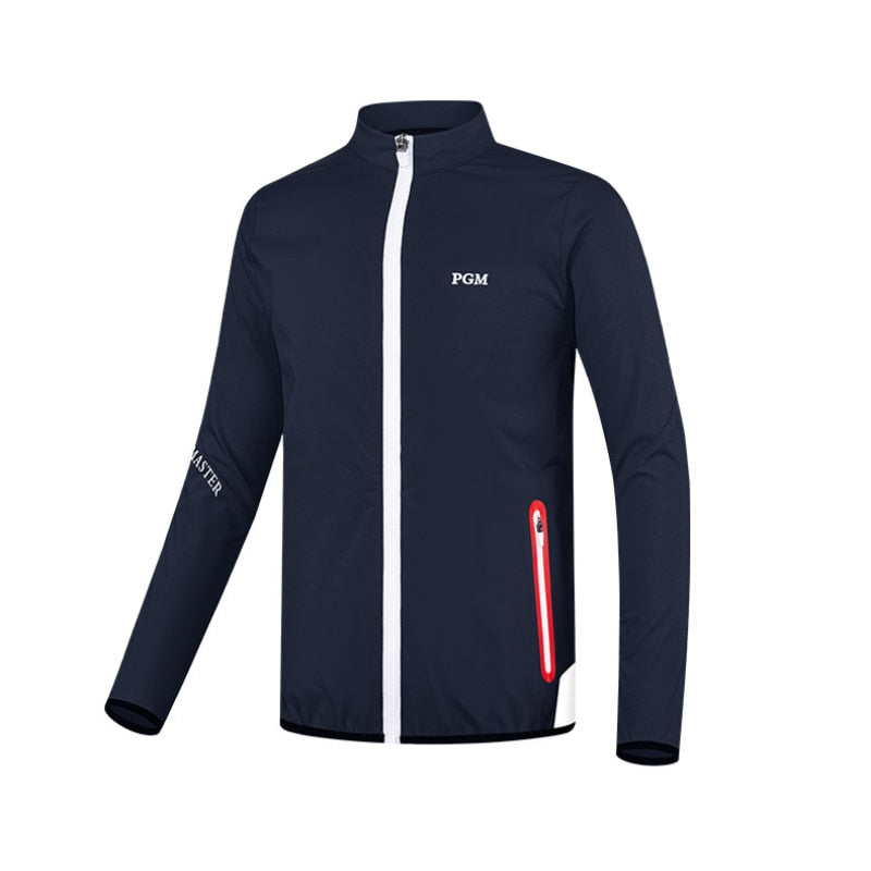 PGM Children&#39;s Golf Jacket Autumn and Winter Fashion Boys Wear Zipper Windbreaker Youth Windproof Warm Clothes - KiwisLove
