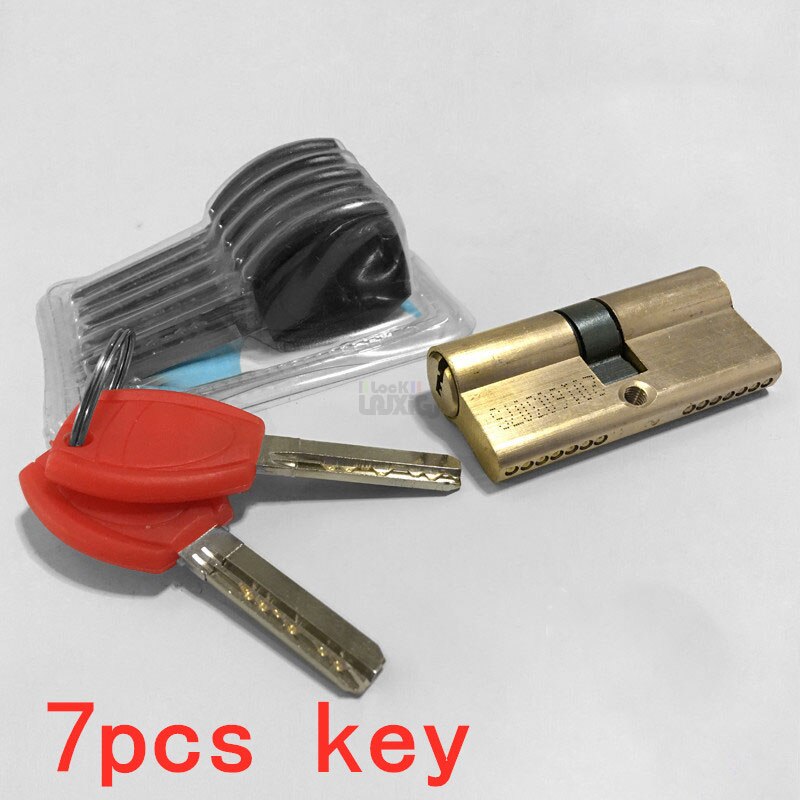60-110MM Cylinder Hardware Door Skew Lock, AB Cylinder Key, Elongated Core Anti-theft Entry Brass Door Lock, Custom - KiwisLove