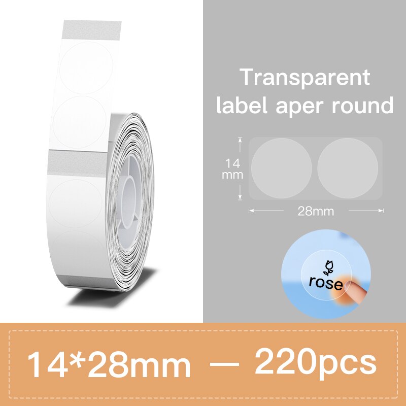 Niimbot Pocket Printer Labels Tape Printer Maker for Stickers D110 D11 D101 Labeling Self-adhesive Label Paper For Home Office - KiwisLove