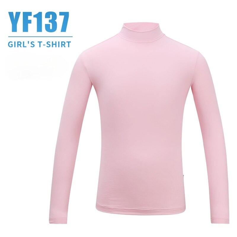 PGM Gilrs Sun Protection Golf Sports Shirts Summer Children Long-Sleeve Ice Silk Tops Shirt Breathable Quick Dry Bottoming Tees - KiwisLove