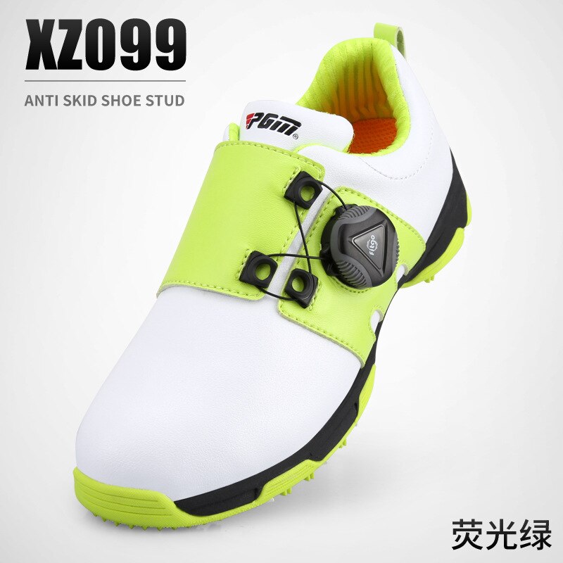 PGM Boys Girls Golf Shoes Waterproof Anti-slip Light Weight Soft and Breathable Universal Outdoor Sports Shoes XZ099 - KiwisLove
