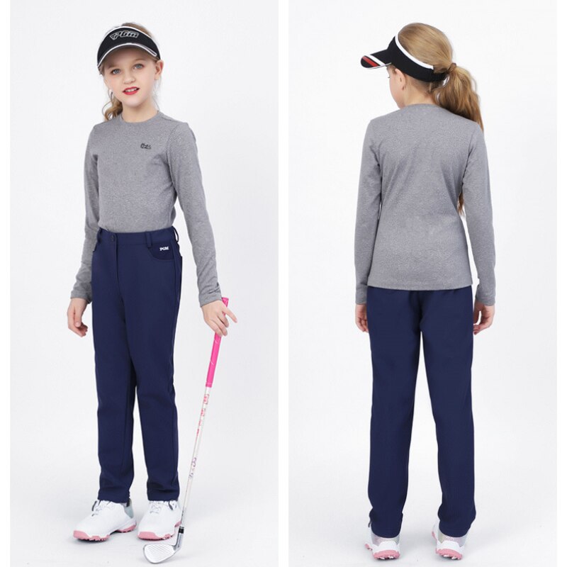 PGM Autumn Winter Girls Shirt Long Sleeve Golf Clothing Keep Warm Outdoor Sports Bottoming-Shirt Ladies Slim Fit T Shirts YF416 - KiwisLove