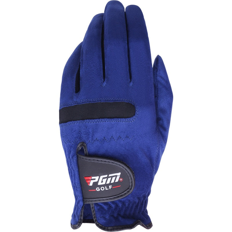 PGM Men Golf Gloves Blue Superfiber Cloth Sport Hand Glove Wear Single Left Right Handed Breathable Skid-proof Protective ST004 - KiwisLove