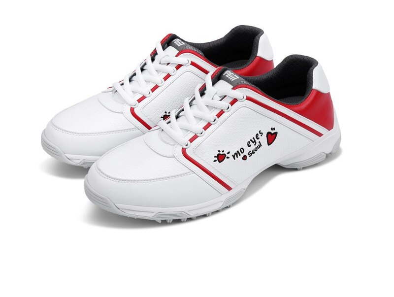 PGM Women&#39;s Waterproof Golf Shoes Light Weight Soft Breathable Universal Outdoor Camping Sports Shoes All-match White ShoesXZ144 - KiwisLove