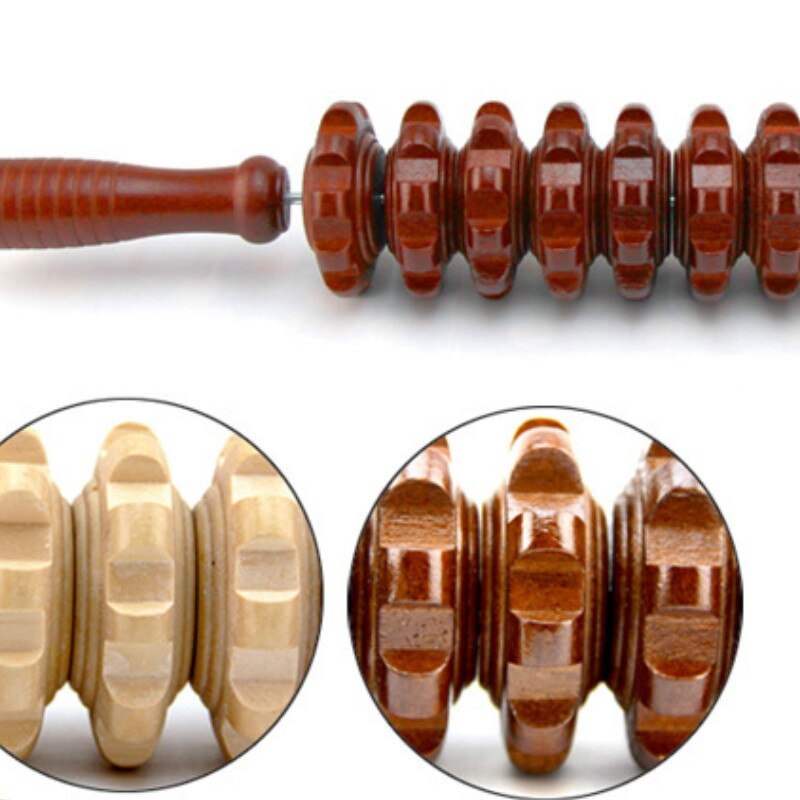Useful Sports Full Body Muscle Massager Wood Roller Stick Trigger Point Recovery Tool Deep Relax Gear Massage Stick Pain Relief - KiwisLove