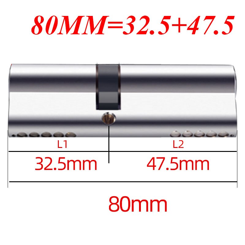 European standard cylinder lock cylinder door lock anti-theft door lock entry door cylinder lock outdoor door lock key lock - KiwisLove