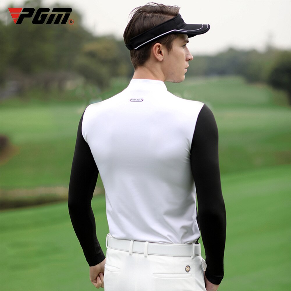 PGM Golf T Shirt Men&#39;S Shirts Summer Short Sleeved Tops Men Breathable Elastic Uniforms Golf Clothing Size M-XXL YF228 - KiwisLove