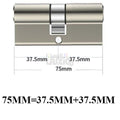 12/8 key anti-theft door round cylinder lock entry door round cylinder lock outdoor door lock family lock door lock lock core - KiwisLove