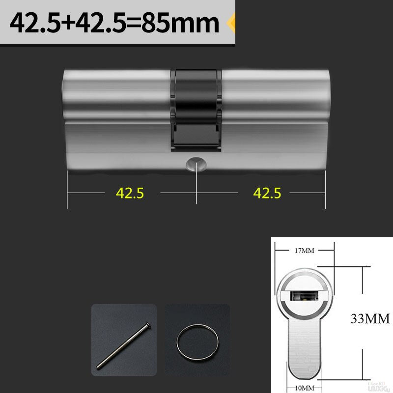 Common standard lock cylinders, cylinder locks for entry doors,  key locks.outdoor door locks,Cylinder door lock  8 alloy keys - KiwisLove