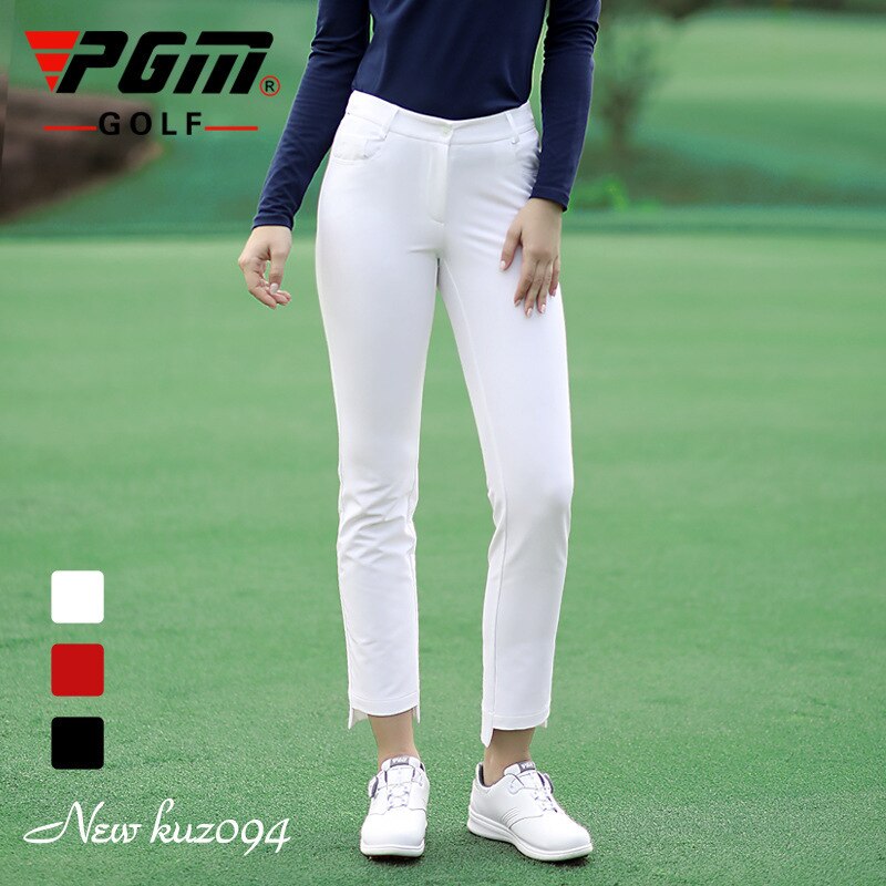 PGM Golf Women&#39;s Pants Autumn Sports Pants Comfortable Slim Thin Pants  Womens Golf Clothing Cropped Trousers KUZ094 - KiwisLove