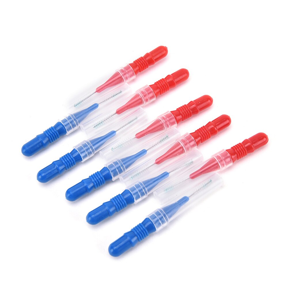 Azdent Interdental Brush Curved Interdental Brush Cleaning Tooth Socket For Orthodontics Use Head Dia.: 0.7CM - KiwisLove