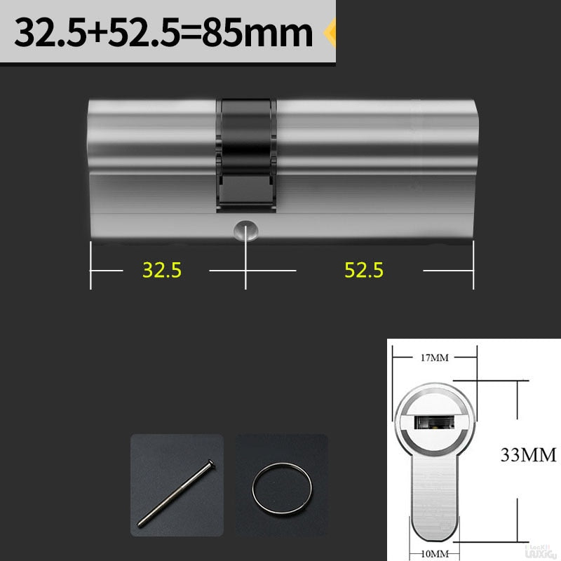 Common standard lock cylinders, cylinder locks for entry doors,  key locks.outdoor door locks,Cylinder door lock  8 alloy keys - KiwisLove