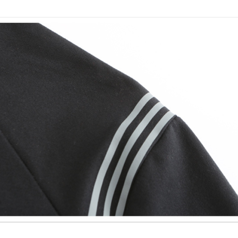 PGM Golf Shirt Men Autumn Winter Long Sleeves Elastic Clothes Sports Wear Gym Suit Casual Commuter Clothing YF371 Black Red XXL - KiwisLove