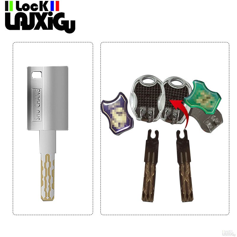 Common standard lock cylinders, cylinder locks for entry doors,  key locks.outdoor door locks,Cylinder door lock  8 alloy keys - KiwisLove