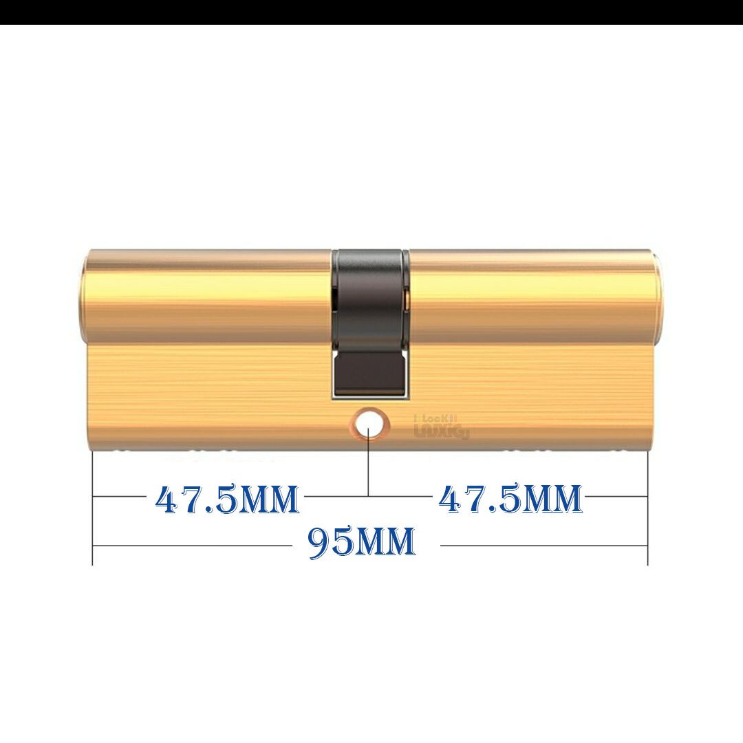 Common lock cylinders Cylinder lock for entrance door Outdoor door lock Cylinder door lock 7 colorful keys Key lock - KiwisLove