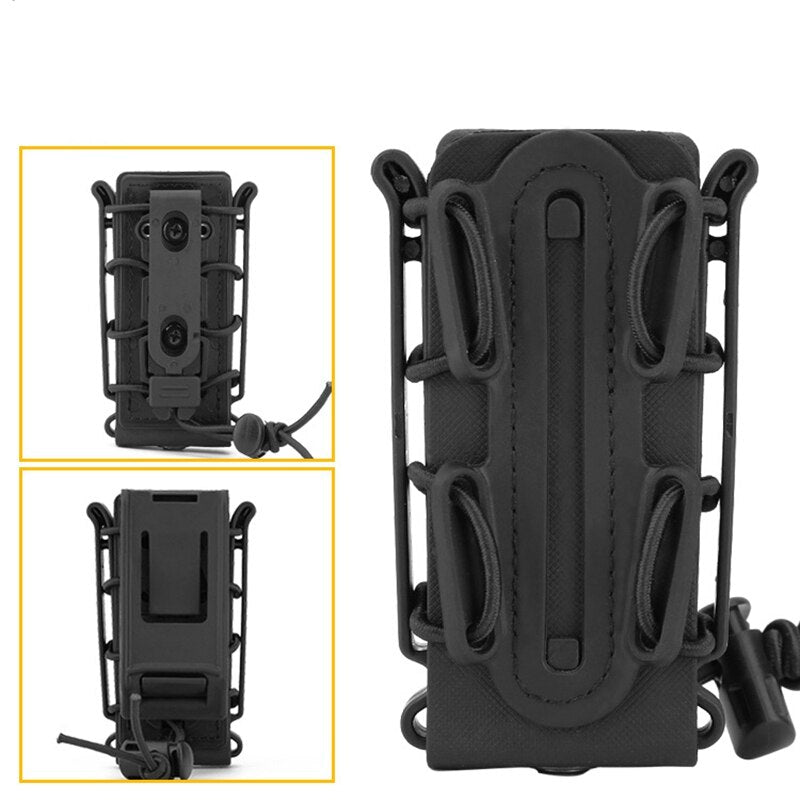 9MM/5.56/7.62 mm Tactical Magazine Pouche Fast Magazine Quick Release Mag for Ar15 M4 Pistol Rifle Molle Holster - KiwisLove