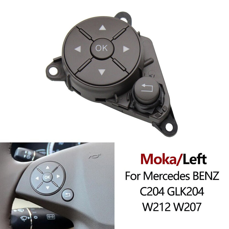Car Left Right Steering Wheel Button Control Switch For Mercedes Benz 204 C Class GLK X204 E Class W212 2048210351,2048210451 - KiwisLove