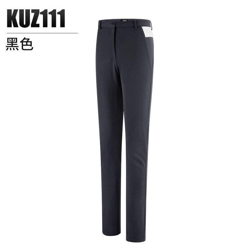 PGM Autumn Winter Waterproof Women Golf Trousers Thick Keep Warm Long Pant Plus Velvet Golf Ball Pants Windproof Tennis Clothing - KiwisLove