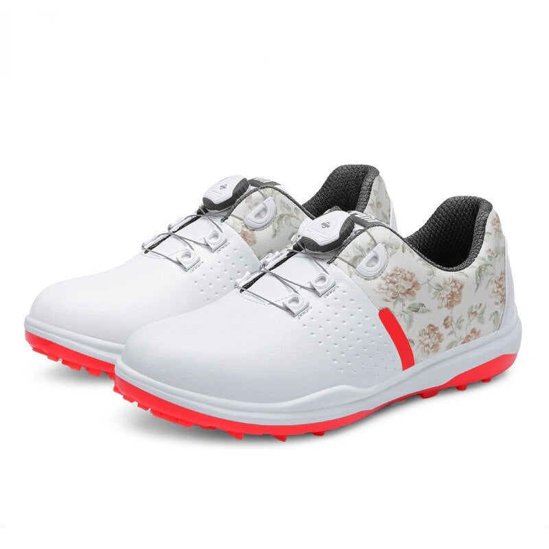 PGM Women Golf Shoes Waterproof Anti-skid Women&#39;s Light Weight Soft Breathable Sneakers Ladies Knob Strap Sports Shoes XZ234 - KiwisLove