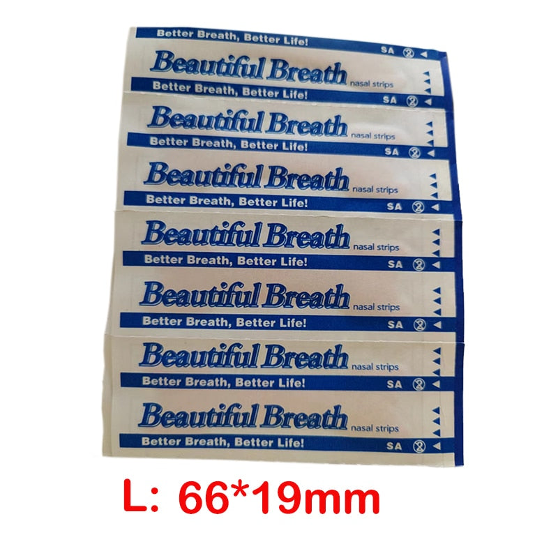 50 Pcs Breathe Nasal Strips Right Way Stop Snoring Anti Snoring Strips Easier Better Breathe Health Care - KiwisLove