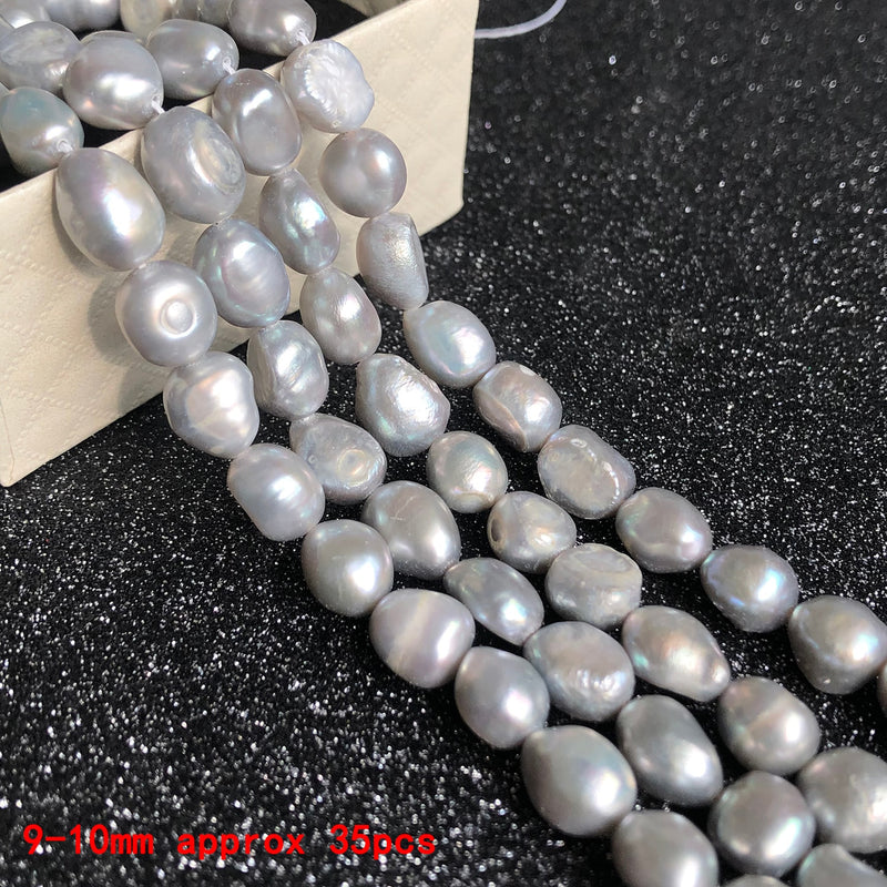 Natural Freshwater Pearl Beads Grey Black Pink Irregular Pearls Beads for Jewelry Making DIY Bracelet Necklace Handmade Crafts - KiwisLove