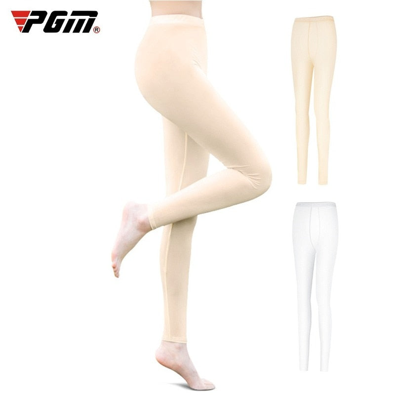 PGM High Elastic Legging Stocking Women Sunscreen Panty-hose Golf Pants Outdoor UV-proof Thin Smooth long leg Socks Light Thin - KiwisLove