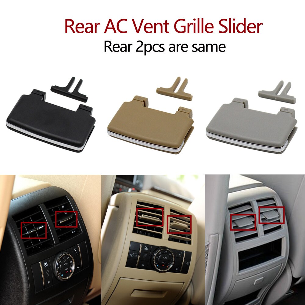 Front Rear AC Air Conditioning Vent Outlet Tab Clip Slider For Mercedes Benz W164 X164 M ML GL 300 350 450 500 2006-2011 - KiwisLove