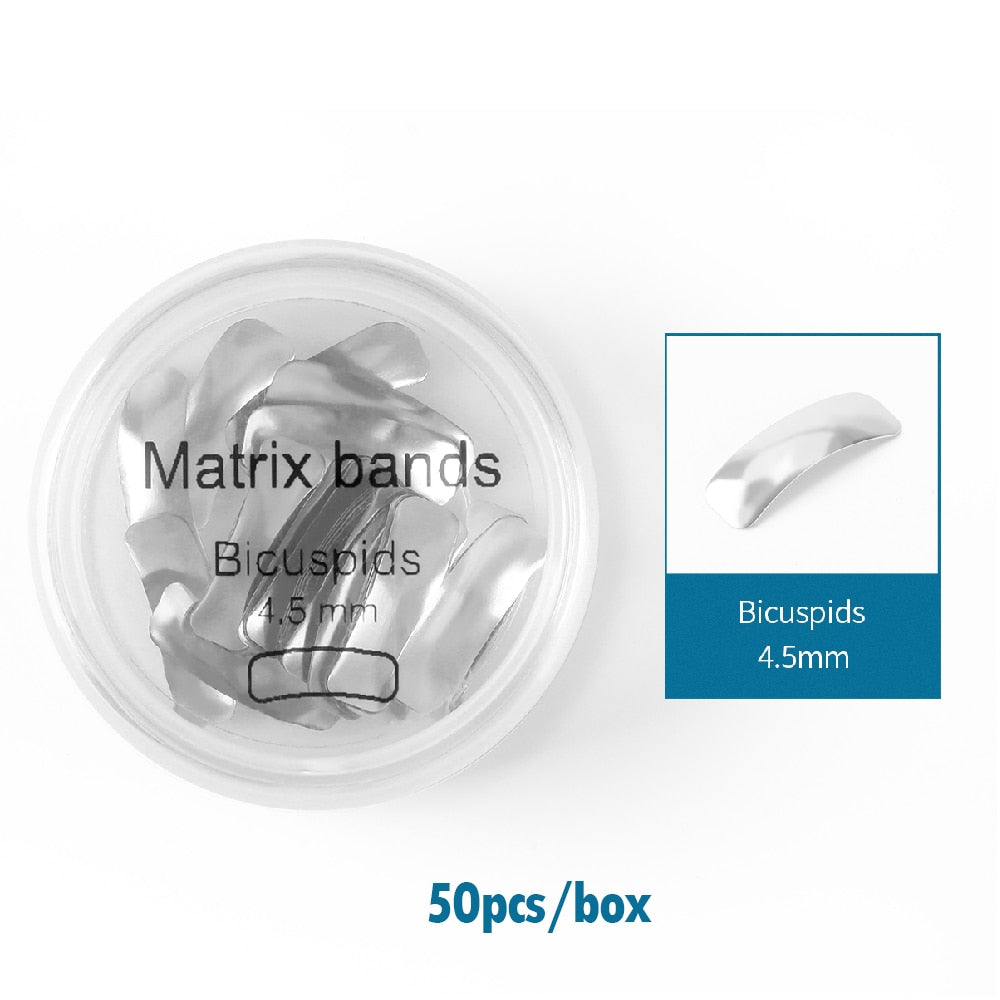 AZDENT Dental Sectional Matrix Contoured System Metal Dentistry Resin Clamping Seperating Ring Autoclavable - KiwisLove