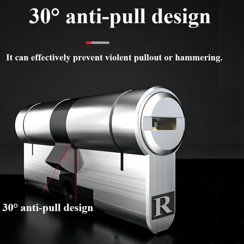 Management key and independent key lock core customization one key opens all locks Door lock Cylinder door Door cylinder lock - KiwisLove