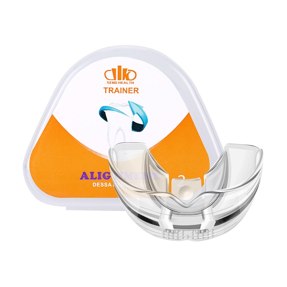 Dental Orthodontic Braces Appliances Kids Teeth Trainer Retainer Mouth Gard Tooth Tray Blue Purple Soft Hard - KiwisLove