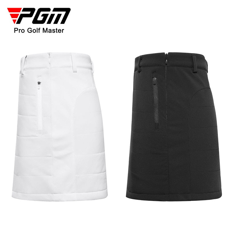 PGM Golf Women Short Skirt Ladies Thicken Plus Cotton Skirts Autumn Winter Slim Fit Pencil Skorts Tennis Badminton Golf Clothes - KiwisLove