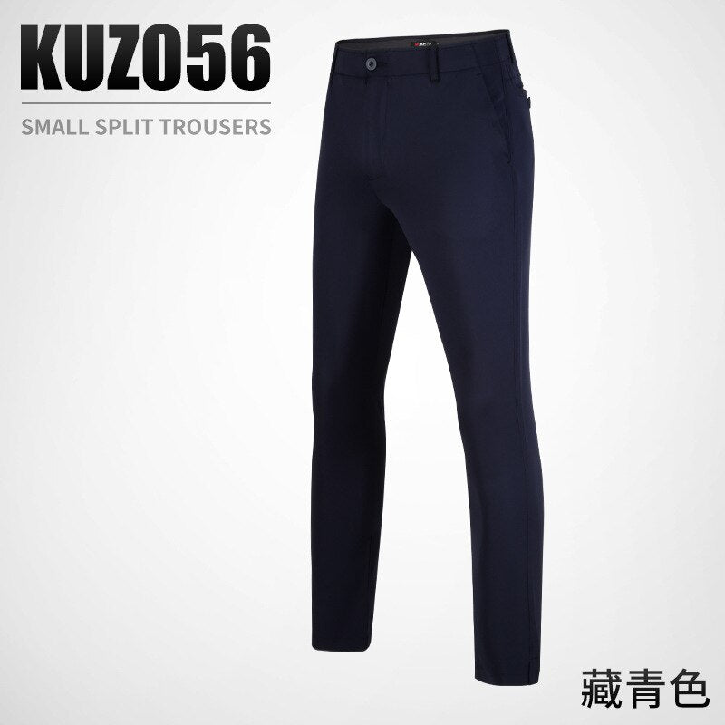 PGM Men&#39;s Golf Pants Summer Pants Ultra-Stretch Outdoor Sports Pants Waist Elastic Band Comfortable Gold Wear Apparel Clothing - KiwisLove