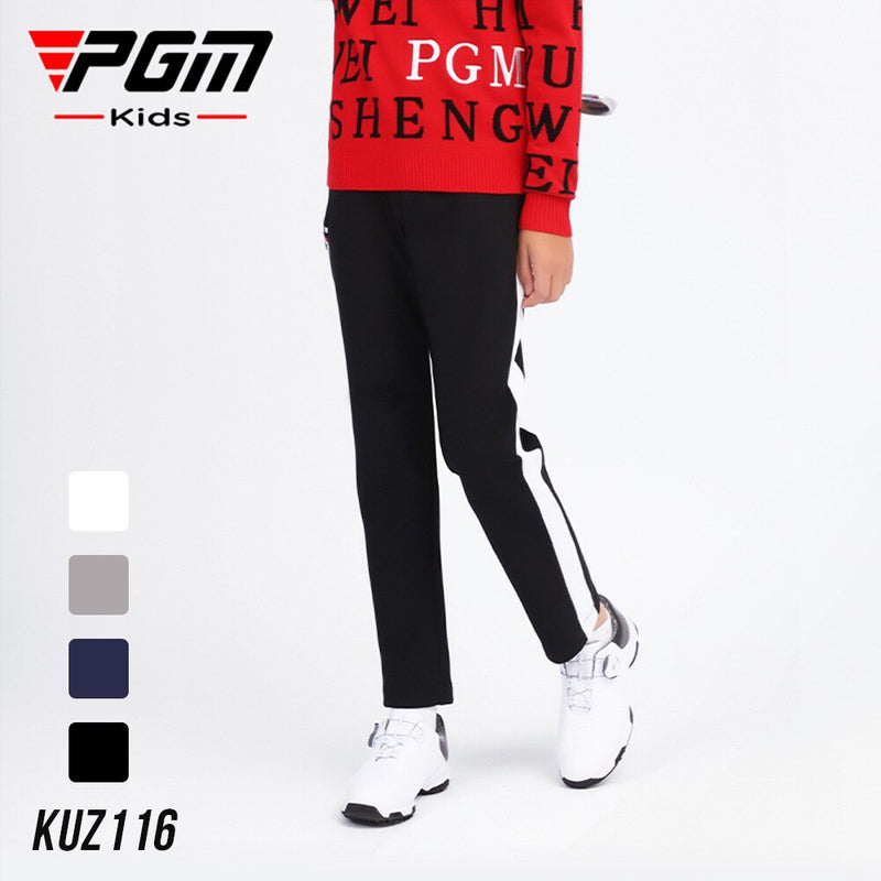 PGM Children Pants Male Boys High Elastic Pants Winter Autumn Breathable Golf Apparel Sports Casual Trousers M-XXL KUZ116 - KiwisLove