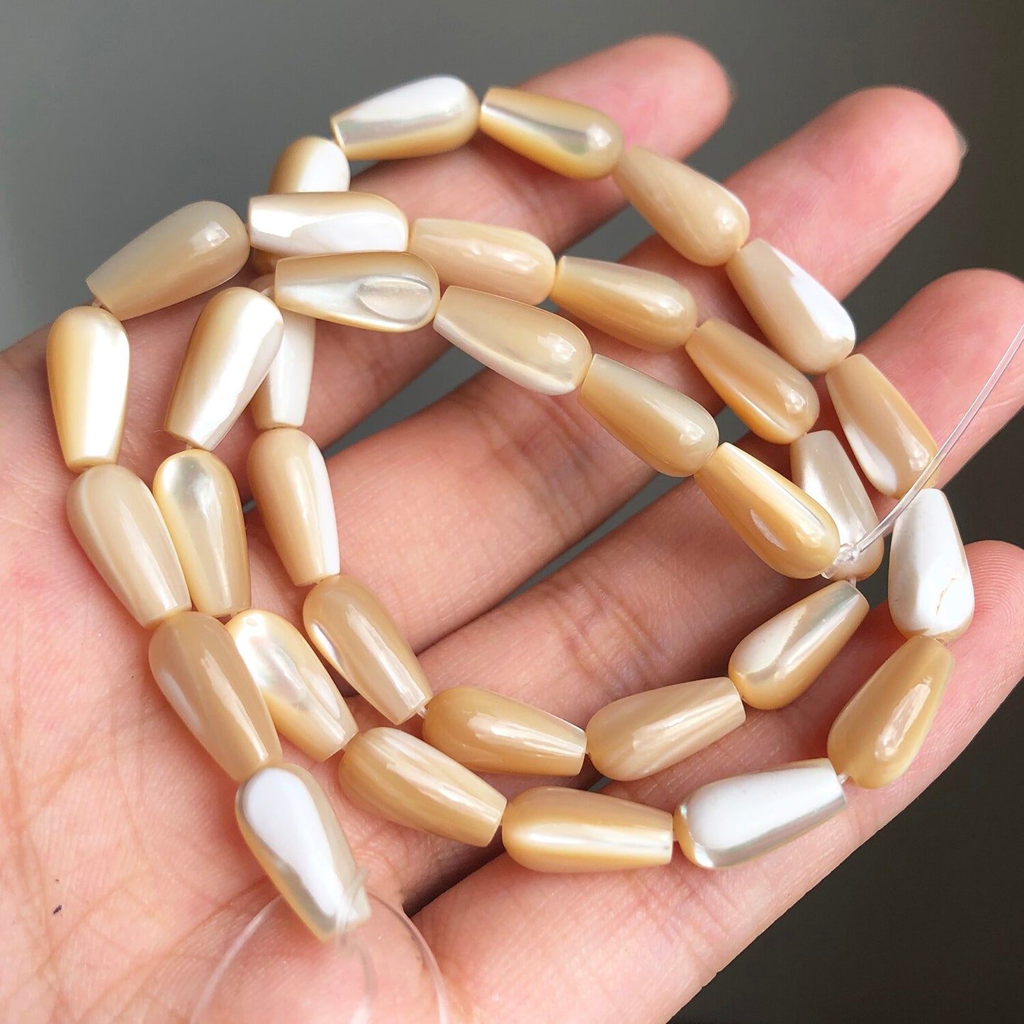 Natural White Freshwater Shell Beads Beads Heart Cross Star Round Mother Of Pearl Loose Beads for Jewelry Making DIY Bracelet - KiwisLove