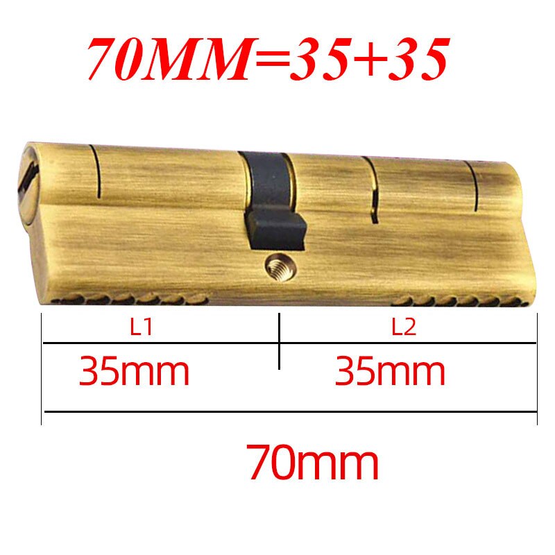 European standard cylinder lock cylinder door lock key lock anti-theft door lock entry door cylinder lock outdoor door lock - KiwisLove