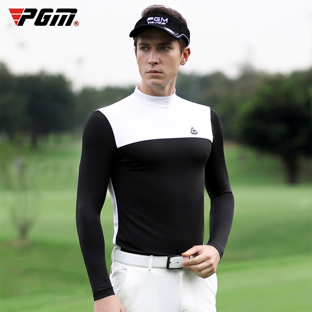 PGM Golf T Shirt Men&#39;S Shirts Summer Short Sleeved Tops Men Breathable Elastic Uniforms Golf Clothing Size M-XXL YF228 - KiwisLove