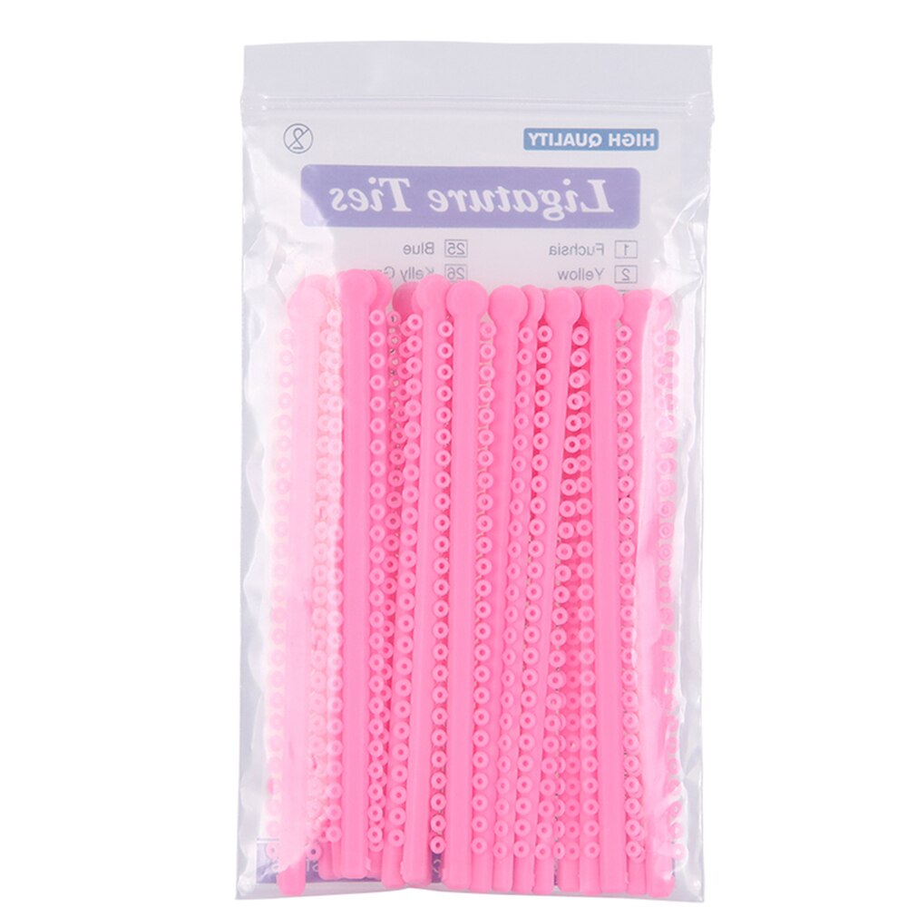 Azdent Dental Orthodontic Ligature Ties Elastic Rubber Ligature Ties (1Pack=1000 Circles=20Sticks) / Power Chain (Just 1 PC ) - KiwisLove