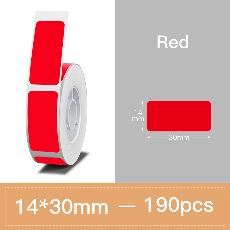 Niimbot B18 Thermal Transfer Printer PET Label Paper Keep 8-10 Years Colorful Carbon Ribbon For Thermal Portable Label Maker - KiwisLove