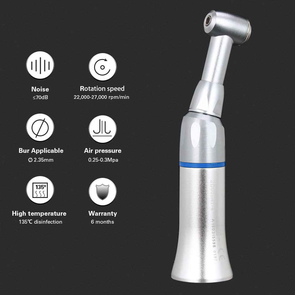 Dental Handpiece Low Speed Push Button Contra Angle 22000-27000 Rpm Newest Press Bending Machine - KiwisLove