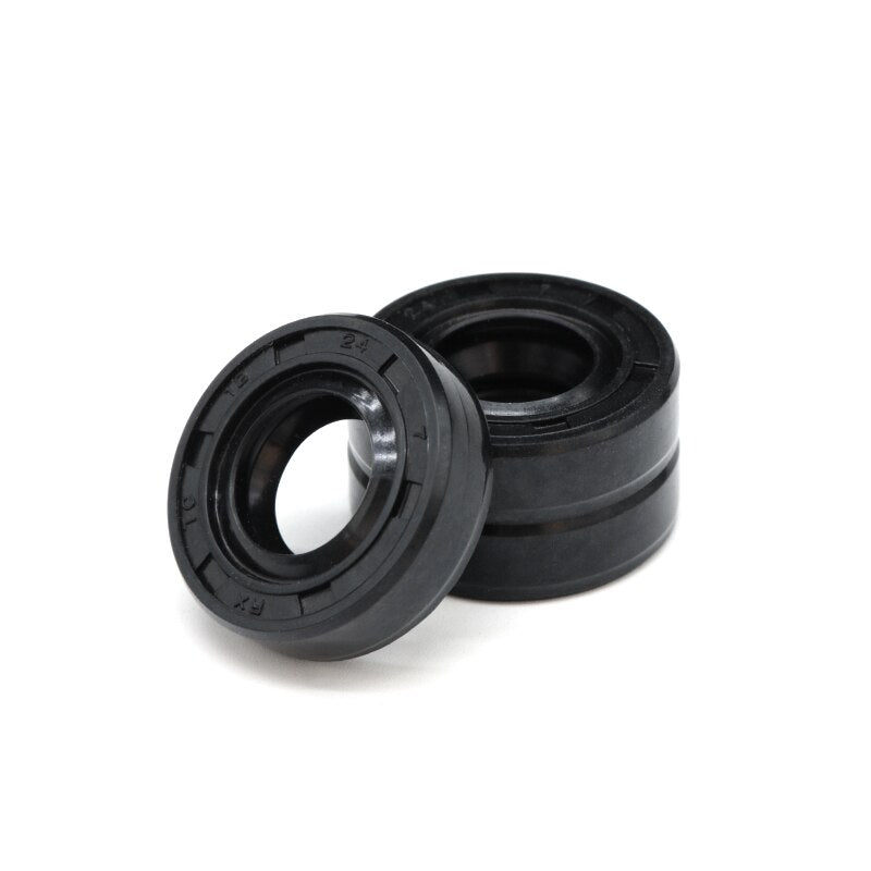 ID 18/19mm NBR Nitrile Rubber Shaft Oil Seal TC-18/19*28/30/32/35/40/42/45/47*5/6/7/8 Nitrile Double Lip Oil Seal - KiwisLove