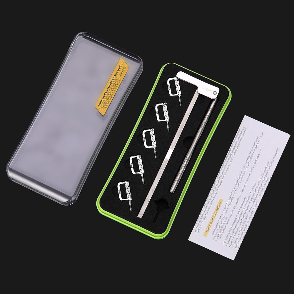 Dental Orthodontic Interproximal Enamel Reduction IPR Automatic Strip  Double Sided + Handle - KiwisLove