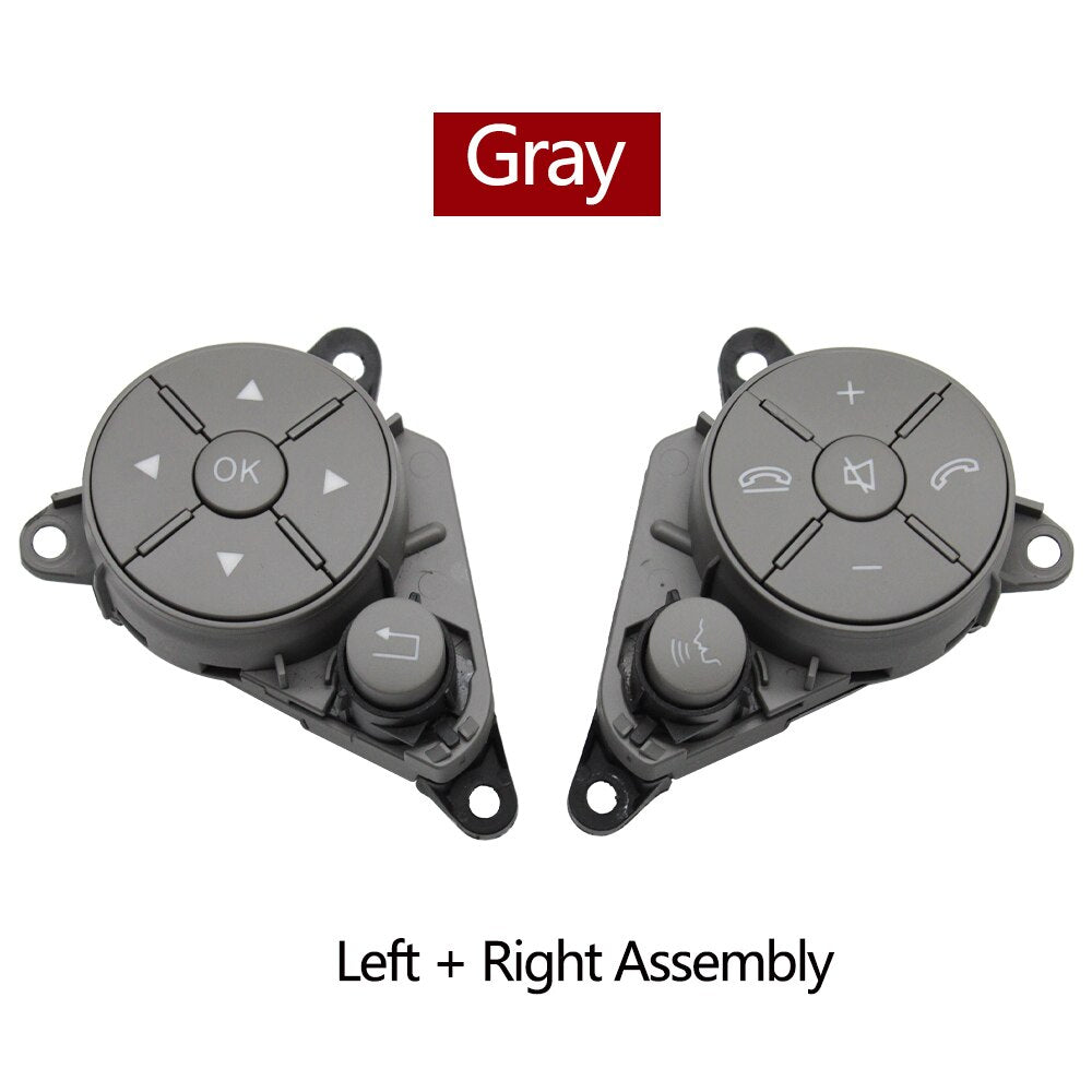 Car Steering Wheel Switch Control Button Trim Cover For Mercedes Benz C GLK E Class W204 X204 W212 W207 - KiwisLove