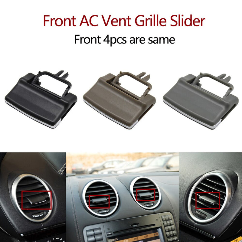 Front Rear AC Air Conditioning Vent Outlet Tab Clip Slider For Mercedes Benz W164 X164 M ML GL 300 350 450 500 2006-2011 - KiwisLove