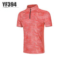 PGM Golf T-shirt Men&#39;s Shirts Summer Short Sleeve Tops Male Breathable Elastic Uniforms Golf Clothing Size M-XXL YF394 - KiwisLove