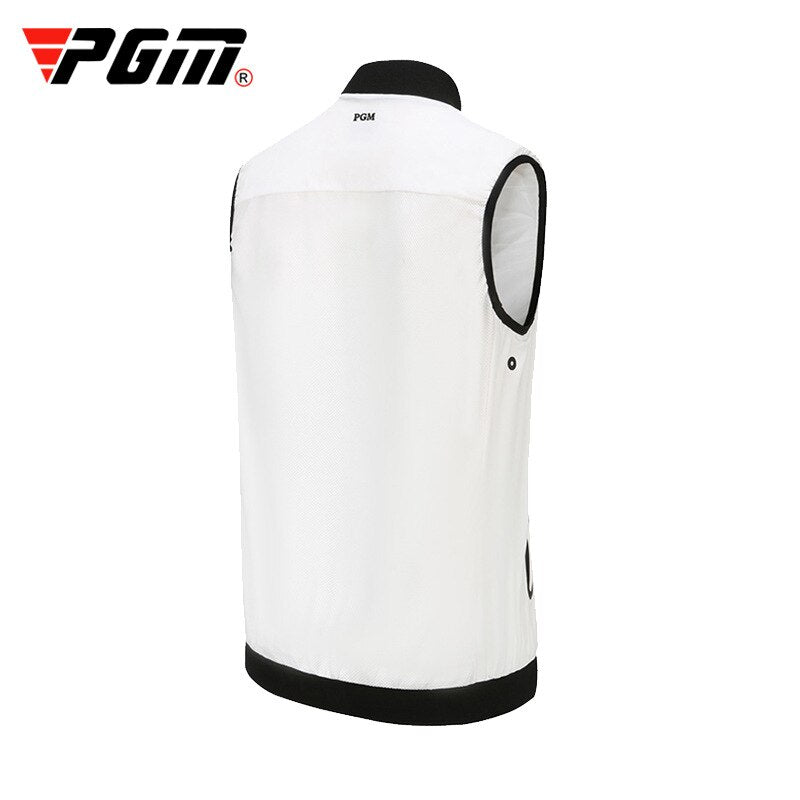 PGM Men Glof Ultralight Windproof Vest Spring Autumn Grey Breathable Sleeveless Under Armour Jacket Coat Clothes YF364 - KiwisLove