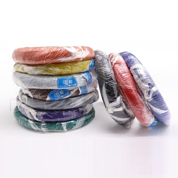 5M/10M UL1571 32/30/28/26AWG PVC Electronic Wire Flexible Cable Insulated Tin-plated Copper Environmental LED Line - KiwisLove