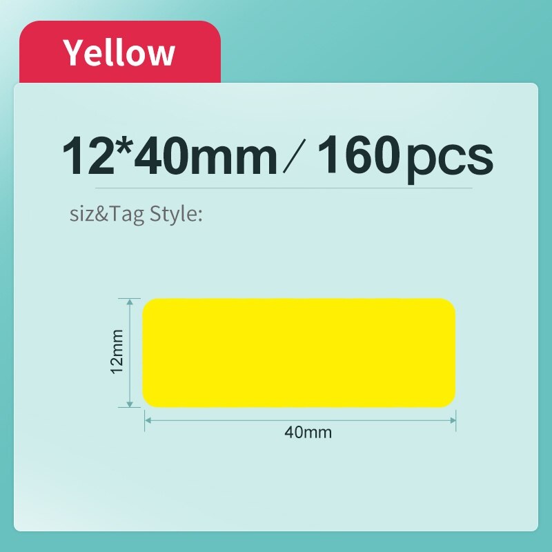 Niimbot D11 D110 D101 Mini Thermal Label Printer Paper Waterproof Anti-Oil Printing Label No Glue Scratch-Resistant Tape Sticker - KiwisLove