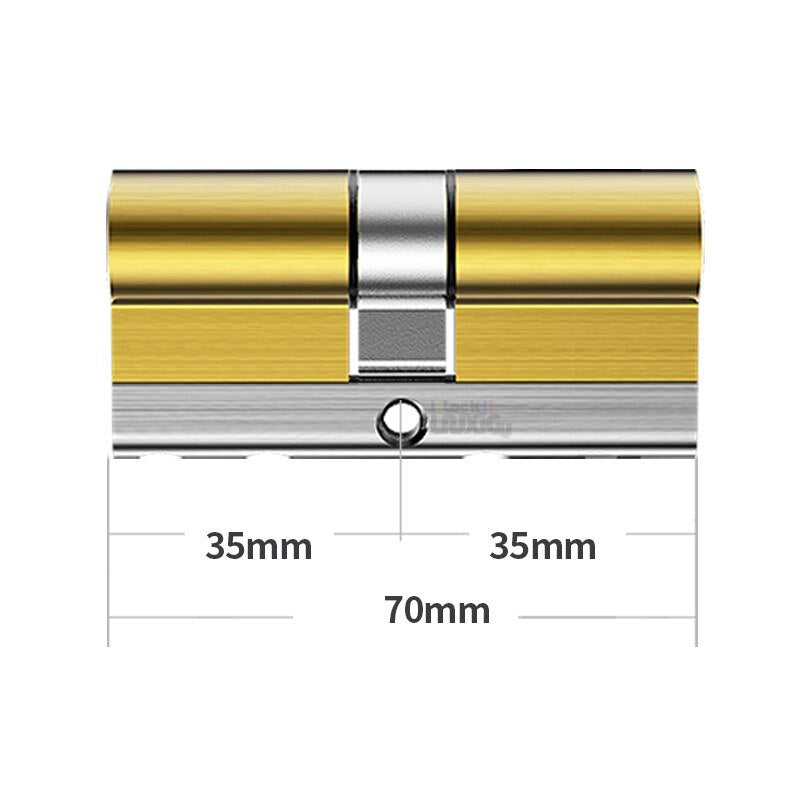 common Security door Lock Brass Cylinder  Anti Pry Stainless Steel Anti-collision beam Class C Cylinder 10 alloy keys key lock - KiwisLove