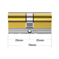 common Security door Lock Brass Cylinder  Anti Pry Stainless Steel Anti-collision beam Class C Cylinder 10 alloy keys key lock - KiwisLove
