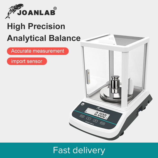 JOANLAB Analytical Balance Lab Digital Scales Electronic Balance Precision Balance Scale Range: 200/300/500g Resolution: 0.001g - KiwisLove